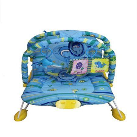 Imagem de Cadeira Cadeirinha De Descanso Ballagio Vibratória Musical - Azul