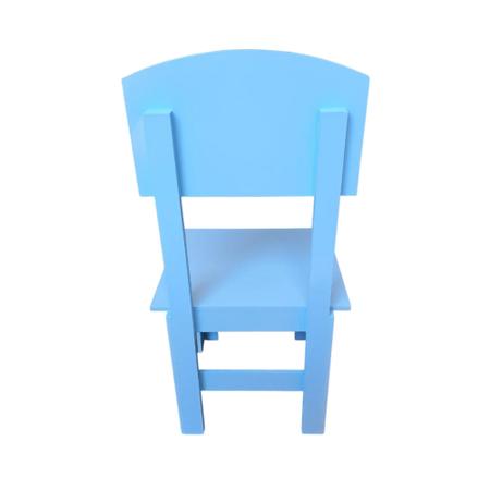 Imagem de Cadeira Cadeirinha Infantil Em Madeira MDF Colorido