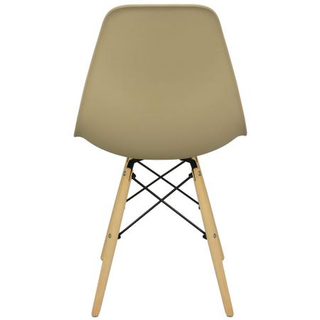 Imagem de Cadeira Charles Eames Eiffel Wood Design Bege