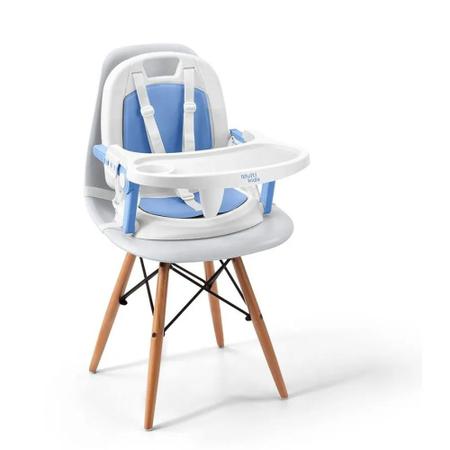 Imagem de Cadeira de Alimentação Bebê 3 em 1 Berry Azul Multikids Baby