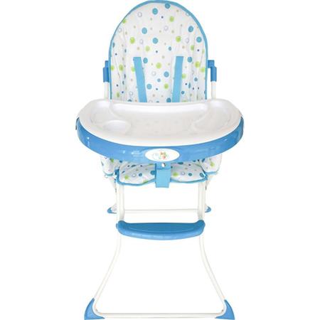 Cadeira Alimentação Bebê Flash Azul - Baby Style em Promoção na