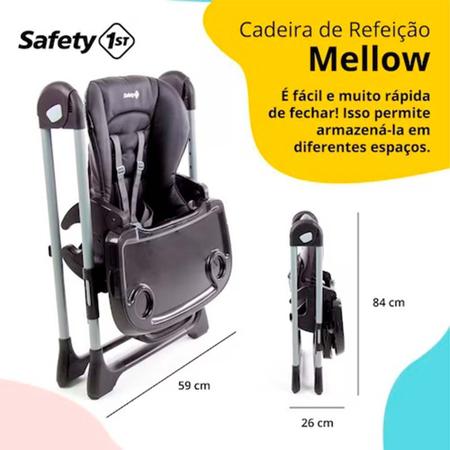 Imagem de Cadeira de Alimentação - Mellow - 18Kg - Preto - Safety 1st