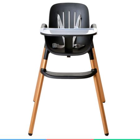 Imagem de Cadeira de Alimentação Refeição Para Bebê Com Bandeja e Cinto Poke Burigotto
