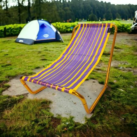 Cadeira Portátil Alumínio Leve Camping Praia Viagem Lazer