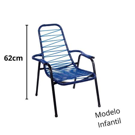 Imagem de Cadeira de Área e Varanda Fio Azul Infantil Fortmix