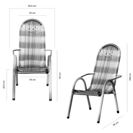 Imagem de Cadeira de Área em Fibra de Junco Sintético Lazer