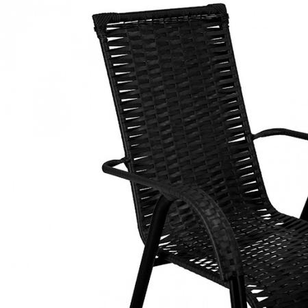 Imagem de Cadeira de Área Externa Bela de Aço Carbono e Fibra Sintética