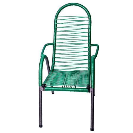 Imagem de Cadeira De Área Quintal Varanda Área Externa Fio Verde Luxo