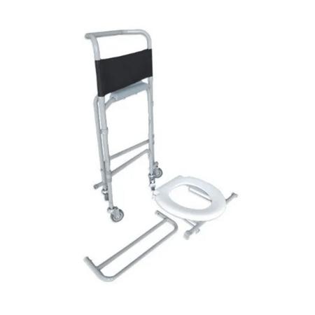 Imagem de Cadeira de Banho Dobrável em Aço para 100 kg modelo D30 - Dellamed