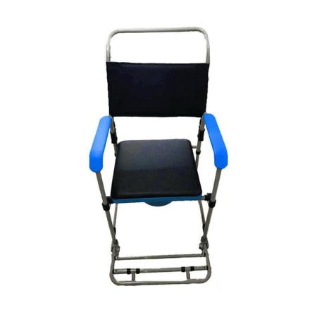 Imagem de Cadeira de Banho Dobrável em Aço para 150 kg modelo D50 - Dellamed