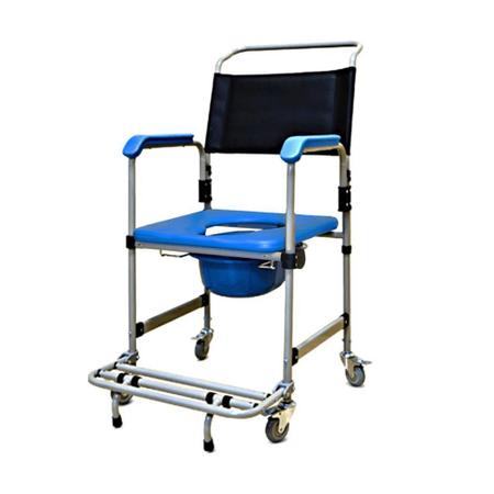Imagem de Cadeira de Banho Dobrável em Aço para 150 kg modelo D50 - Dellamed