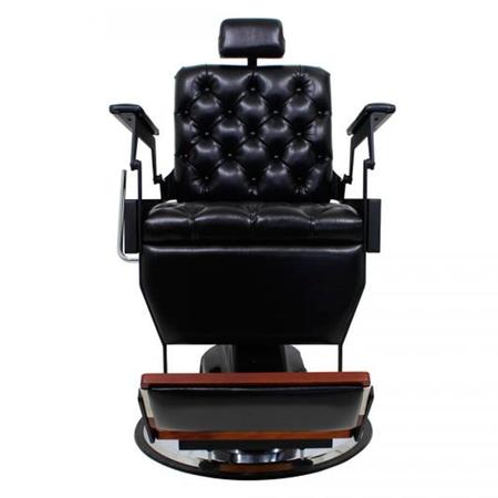 Cadeira de Barbeiro Reclinável Hawk Capitone - Cadeira de Barbeiro