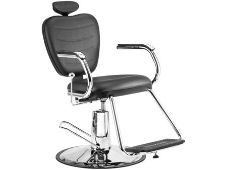 Cadeira Barbearia Top Barber Reclinável 3790 RPR Preto - Dompel