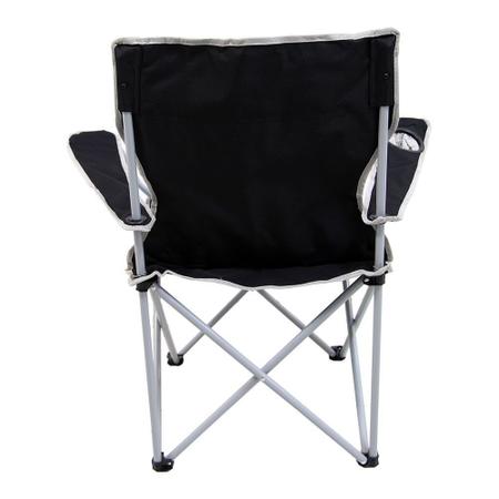 Imagem de Cadeira De Camping Dobrável Reforçada Com Porta Copo E Bolsa para Transporte Alvorada Nautika Nt