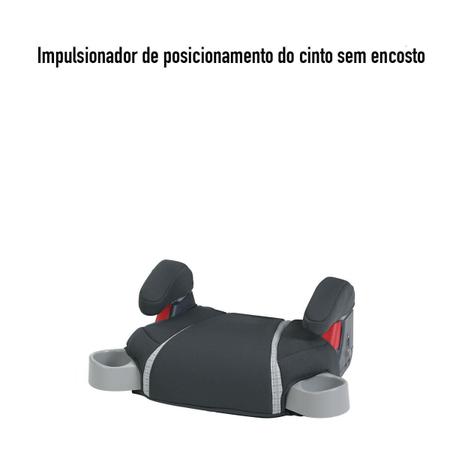 Imagem de Cadeira De Carro Infantil 2 Em 1 Turbobooster Cinza - Graco