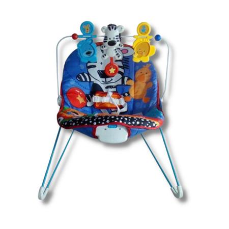 Imagem de Cadeira de descanso acolchoada com vibracao e som azul - importway