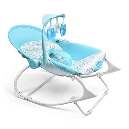 Imagem de Cadeira de Descanso e Balanço para Bebês - Até 18 kg - Seasons - Azul - Multikids Baby
