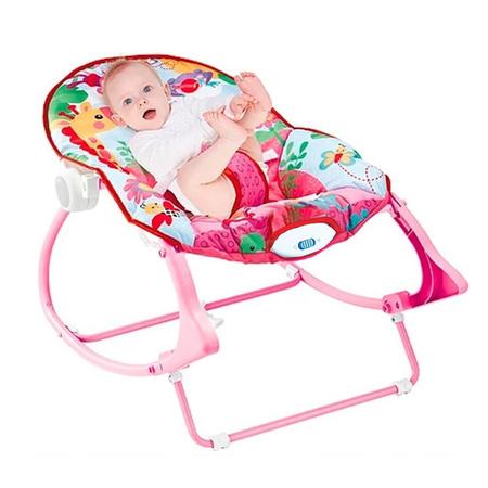 Imagem de Cadeira de Descanso Musical FunTime New 18kgs Rosa-Maxi Baby