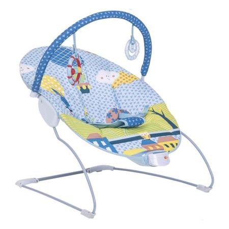 Imagem de Cadeira de Descanso para Bebê Kiddo Joy Nova Versão - Azul - Lenox