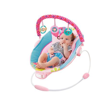 Imagem de Cadeira de Descanso para Bebê Vibratória com Função Musical até 11Kg Sunset Rosa Mastela