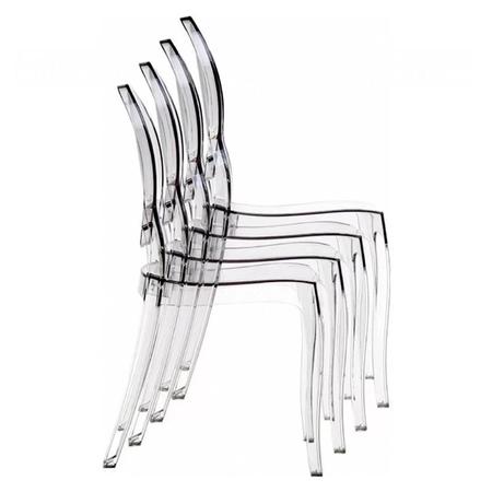 Imagem de Cadeira de Jantar Design Ghost Acrílica Transparente