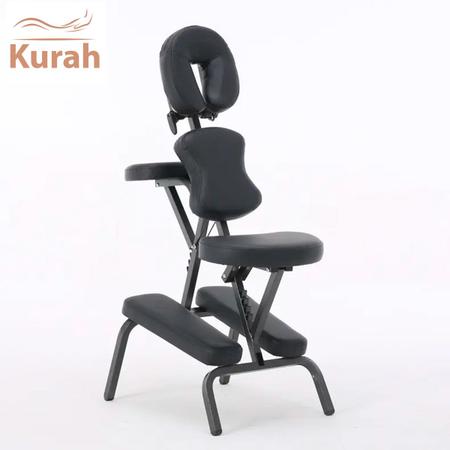 Imagem de Cadeira de Massagem Shiatsu Portátil Dobrável Kurah - Preto