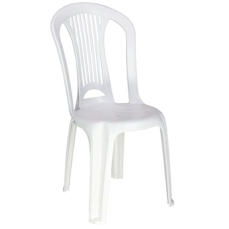Imagem de Cadeira de Plástico Bistrô em Polipropileno Atlântida Branco - Tramontina 92013/010