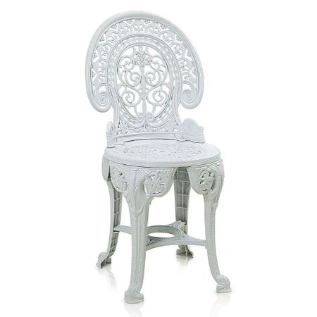 Imagem de Cadeira de Plástico Colonial Branca Antares