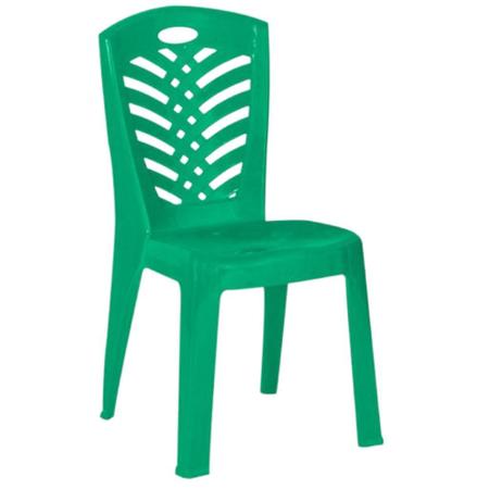 Imagem de Cadeira de Plástico Dany Sem Braço Bistrô Plástica Para Jardim, Eventos e Buffet Confortável Capacidade Até 120KG