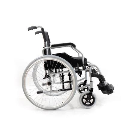 Imagem de Cadeira de Rodas Manual Dobrável em Alumínio modelo D600 - Dellamed