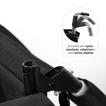 Imagem de Cadeira de Rodas Motorizada em Alumínio Dobrável D900 com Apoio de Cabeça Dellamed