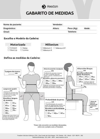 Imagem de Cadeira de Rodas Motorizada Freedom Compact 13 - L 45cm