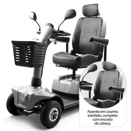 Imagem de Cadeira de Rodas Motorizada Scooter Elétrica CS Desmontável até 150 Kg