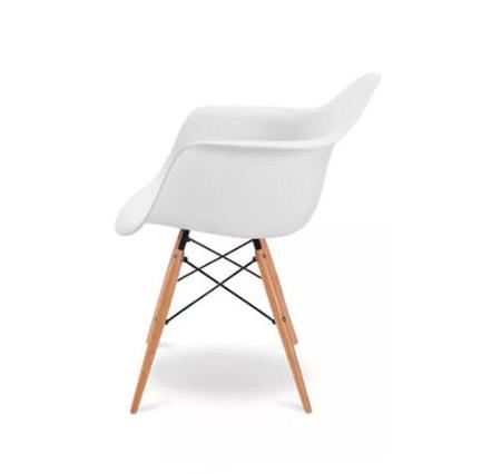 Imagem de Cadeira Decorativa Branco MK-960 - Makkon
