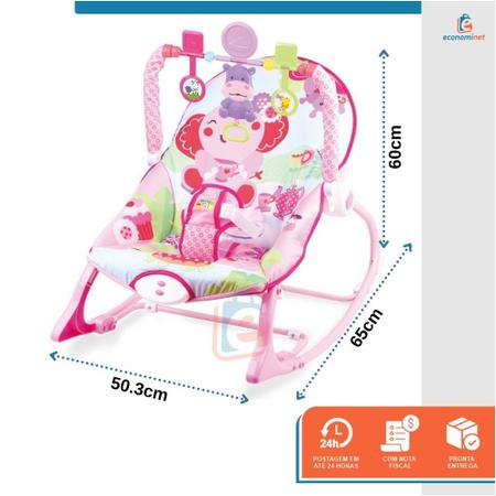 Imagem de Cadeira Descanso Bebê Vibratória Musical Baby Style