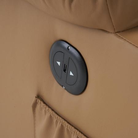 Imagem de Cadeira do Papai Reclinavel Elétrica Porto Korin Premium Caramelo
