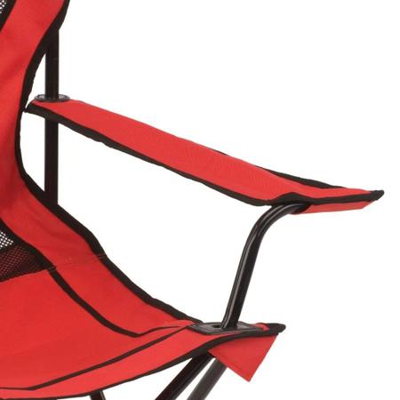 Imagem de Cadeira Dobrável Steel Deck Coleman Vermelha 
