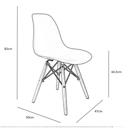 Imagem de Cadeira Eames Design Colméia Eloisa Colorida