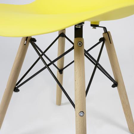 Imagem de Cadeira Eames Eiffel Pés de madeira Escritório Sala Cozinha