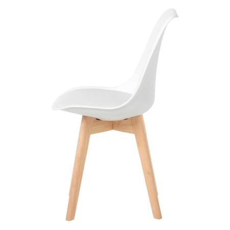 Imagem de Cadeira Eames Wood Leda Design Branca