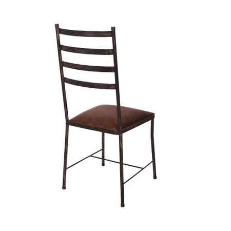 Imagem de Cadeira em ferro com assento estofado ( Para mesa de jantar )