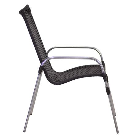 Imagem de Cadeira Emily em Alumínio Para Área, Jardim, Piscina Trama
