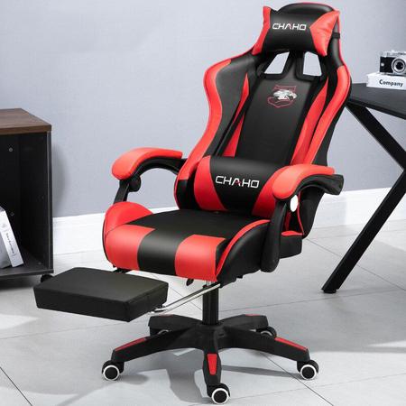 Cadeira Escritório Gamer Led Ergonômica Couro Sintético - O TRATO