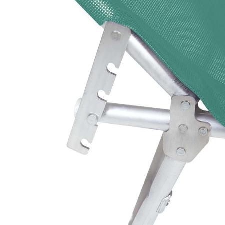 Imagem de Cadeira Espreguiçadeira Mor Reclinável em Alumínio com 4 Posições 2702 - Turquesa