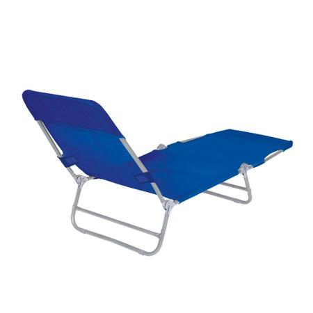 Imagem de Cadeira Espreguiçadeira Textiline - Azul Marinho