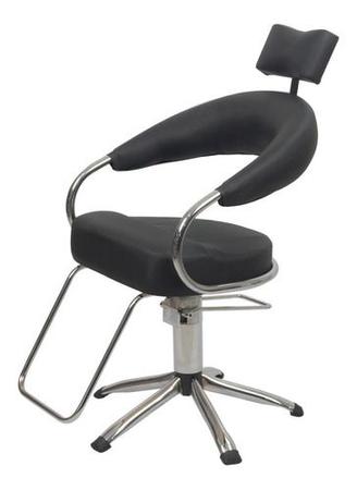 Cadeira Barbeiro Reclinável Hidráulica Cabelereiro Preta - HATTEN - Cadeira  para Barbearia - Magazine Luiza