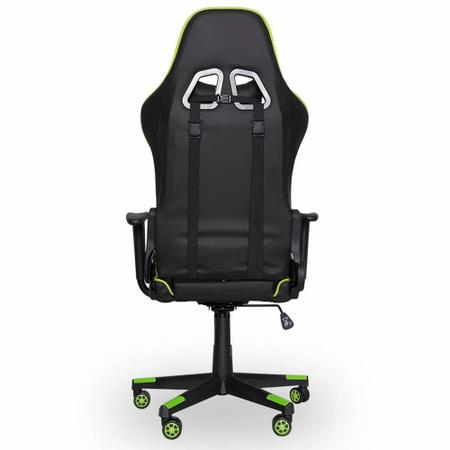 Imagem de Cadeira Gamer Ajustável e Reclinável Prime-X 2D Dazz Preto/Verde até 250Kg