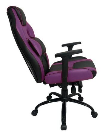 Imagem de Cadeira Gamer com Almofada Linha Gamer Racing Roxo