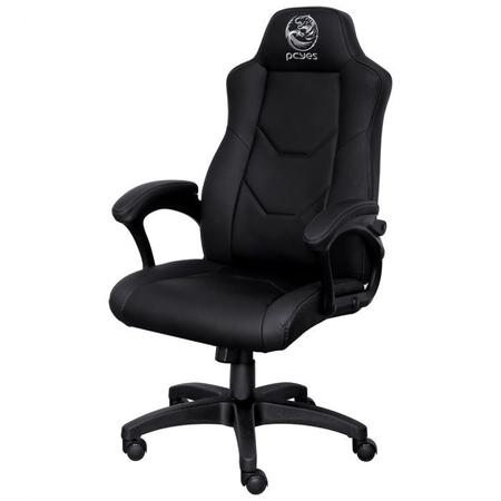 Cadeira Gamer de Escritório Preto Giratória 360 V6 Turbo Mad com