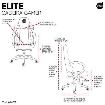 Imagem de Cadeira gamer elite